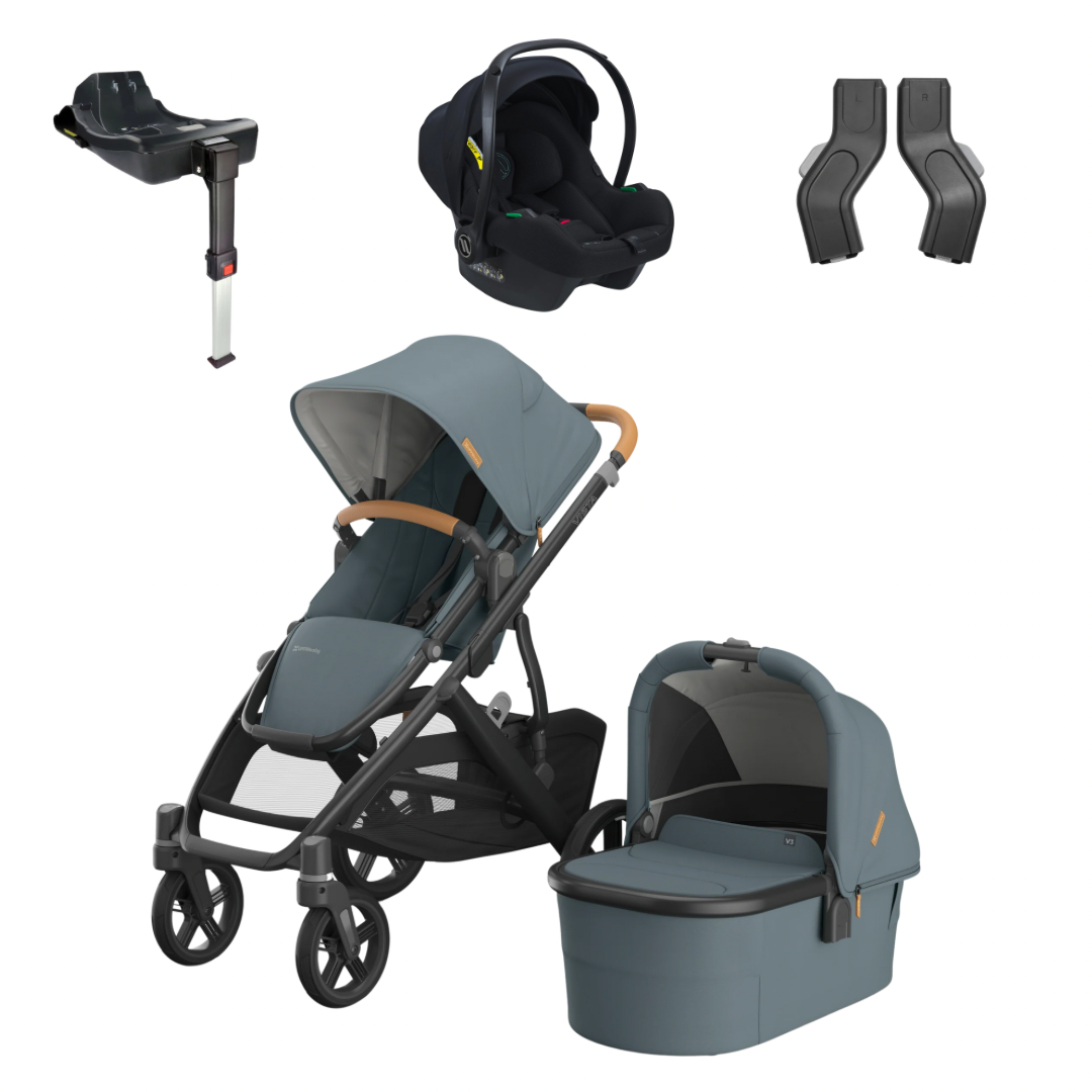 UPPAbaby Vista V3 Pushchair with Avionaut Cosmo Smart 2.0 & Dock2 Isofix Base