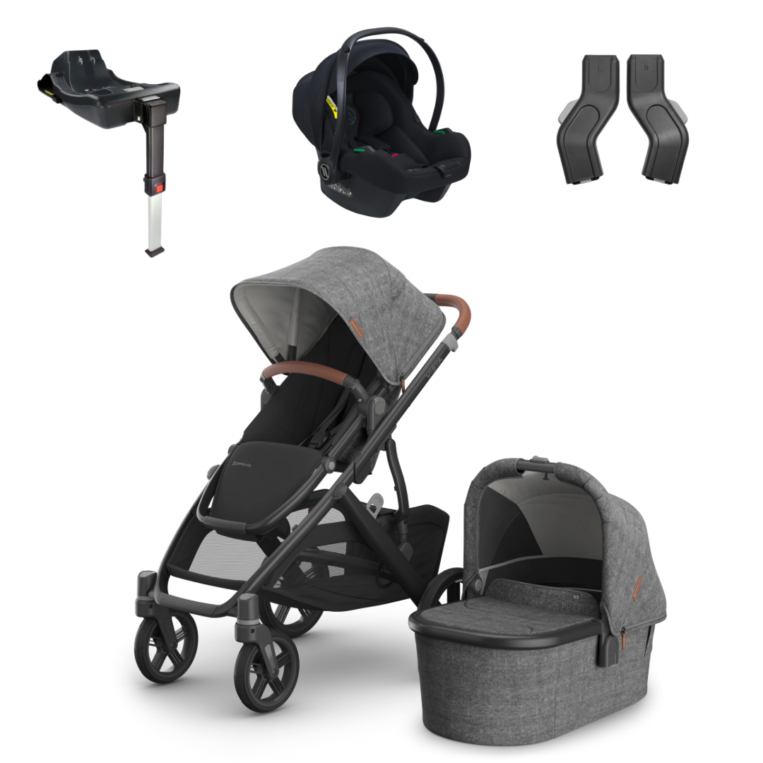 UPPAbaby Vista V3 Pushchair with Avionaut Cosmo Smart 2.0 & Dock2 Isofix Base