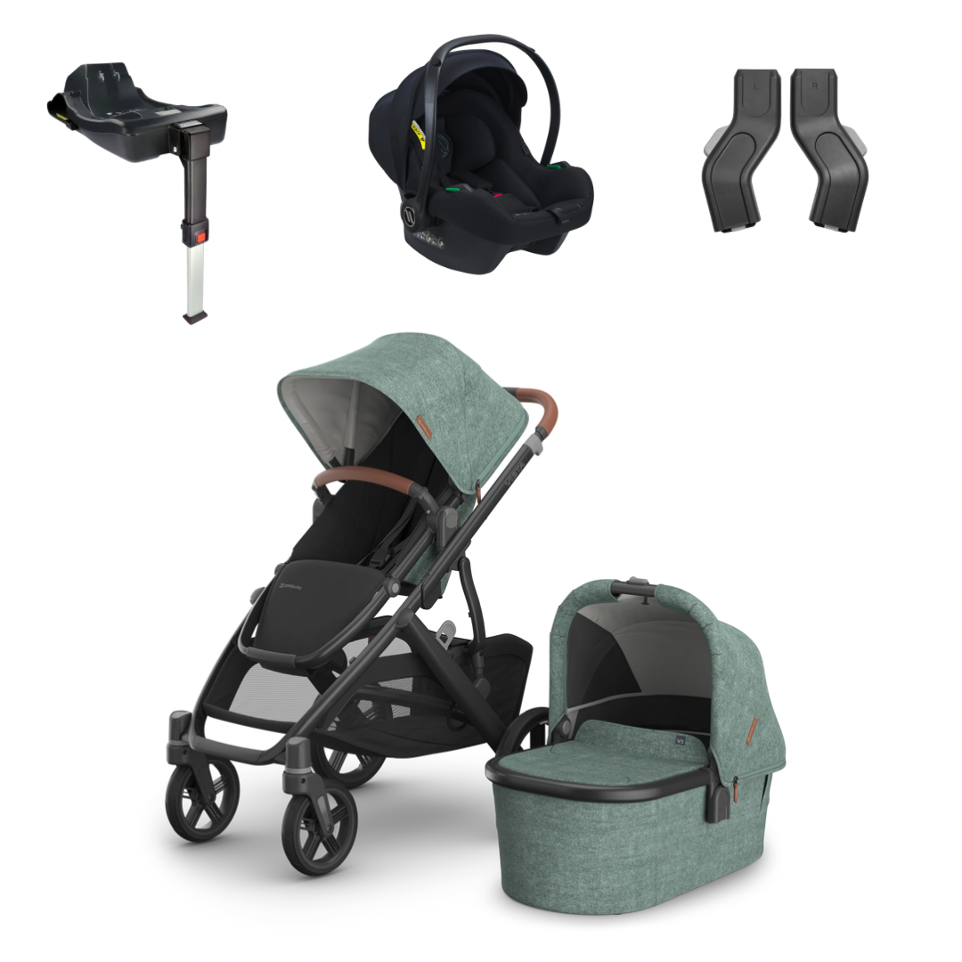 UPPAbaby Vista V3 Pushchair with Avionaut Cosmo Smart 2.0 & Dock2 Isofix Base