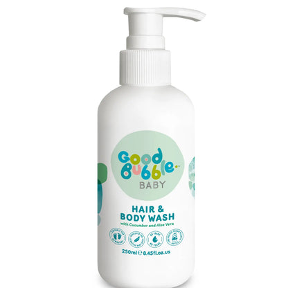 Good Bubble Baby Hair & Body Wash with Cucumber & Aloe Vera 250ml