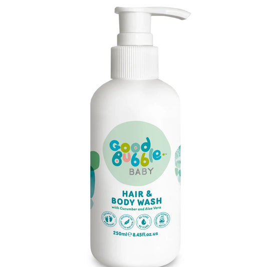 Good Bubble Baby Hair & Body Wash with Cucumber & Aloe Vera 250ml