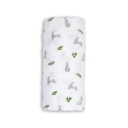 Lulujo Muslin Swaddle - Bunnies