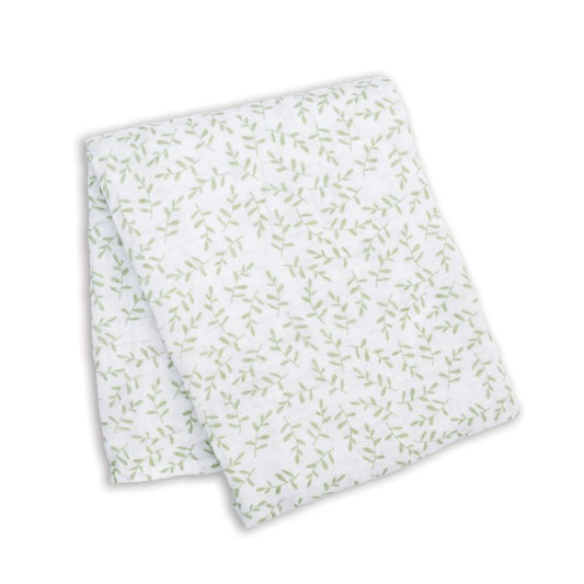 Lulujo Muslin Swaddle - Greenery