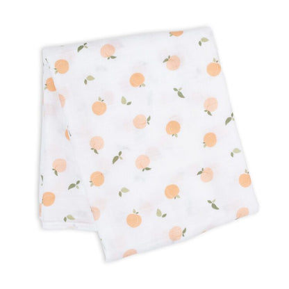 Lulujo Muslin Swaddle - Peaches