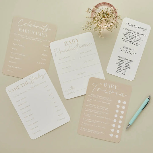 Hootyballoo Baby Shower Activity Pack