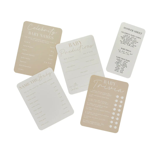 Hootyballoo Baby Shower Activity Pack