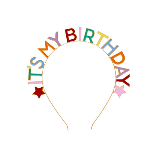 Hootyballoo 'It's My Birthday' Metal Headband