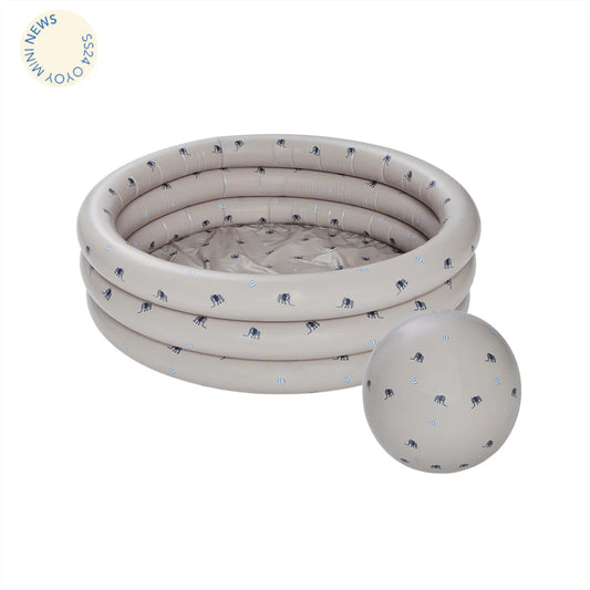 OYOY Elephant Swimming Pool Small & Beach Ball