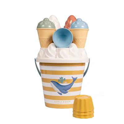 Little Dutch Ice Cream Bucket Set - Ocean Dreams Blue