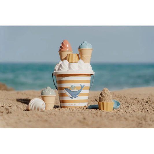 Little Dutch Ice Cream Bucket Set - Ocean Dreams Blue
