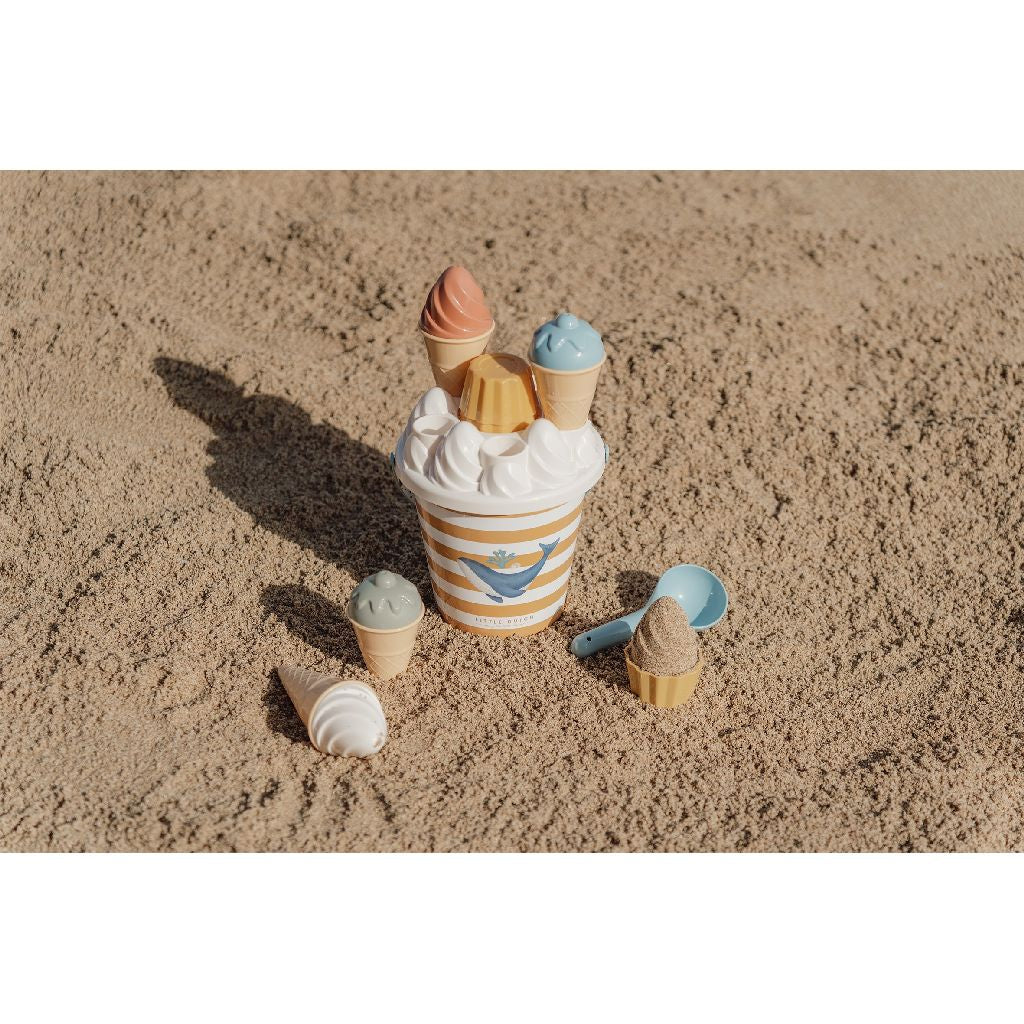 Little Dutch Ice Cream Bucket Set - Ocean Dreams Blue