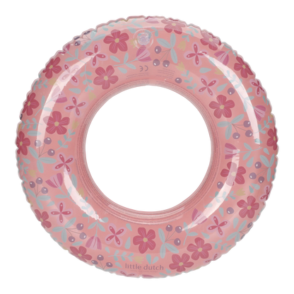 Little Dutch Little Dutch Pink Flowers Swimming Ring 50cm
