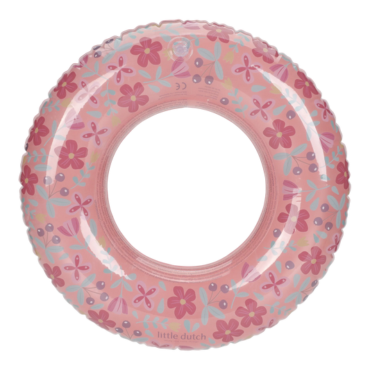 Little Dutch Little Dutch Pink Flowers Swimming Ring 50cm