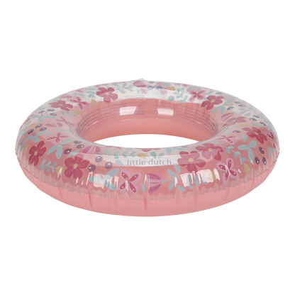 Little Dutch Little Dutch Pink Flowers Swimming Ring 50cm