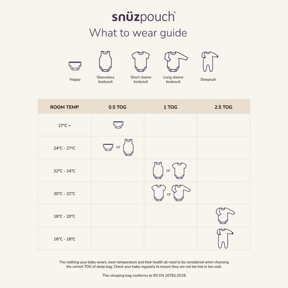 SnüzPouch Sleeping Bag 1.0T - Cashmere Cross