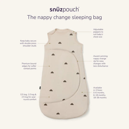 SnüzPouch Sleeping Bag 1.0T - Cashmere Cross