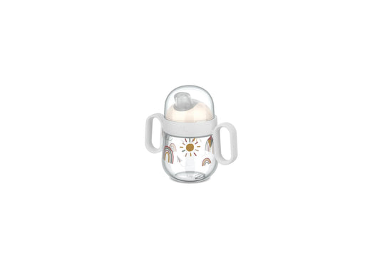 Little Dutch x Mepal Non-Spill Sippy Cup 200ml - Sunshine & Rainbow