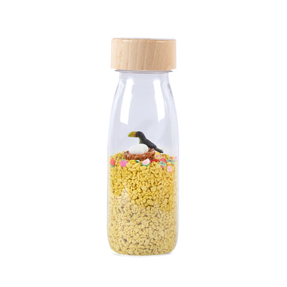Petit Boum Sensory Bottle Sound - Toucan