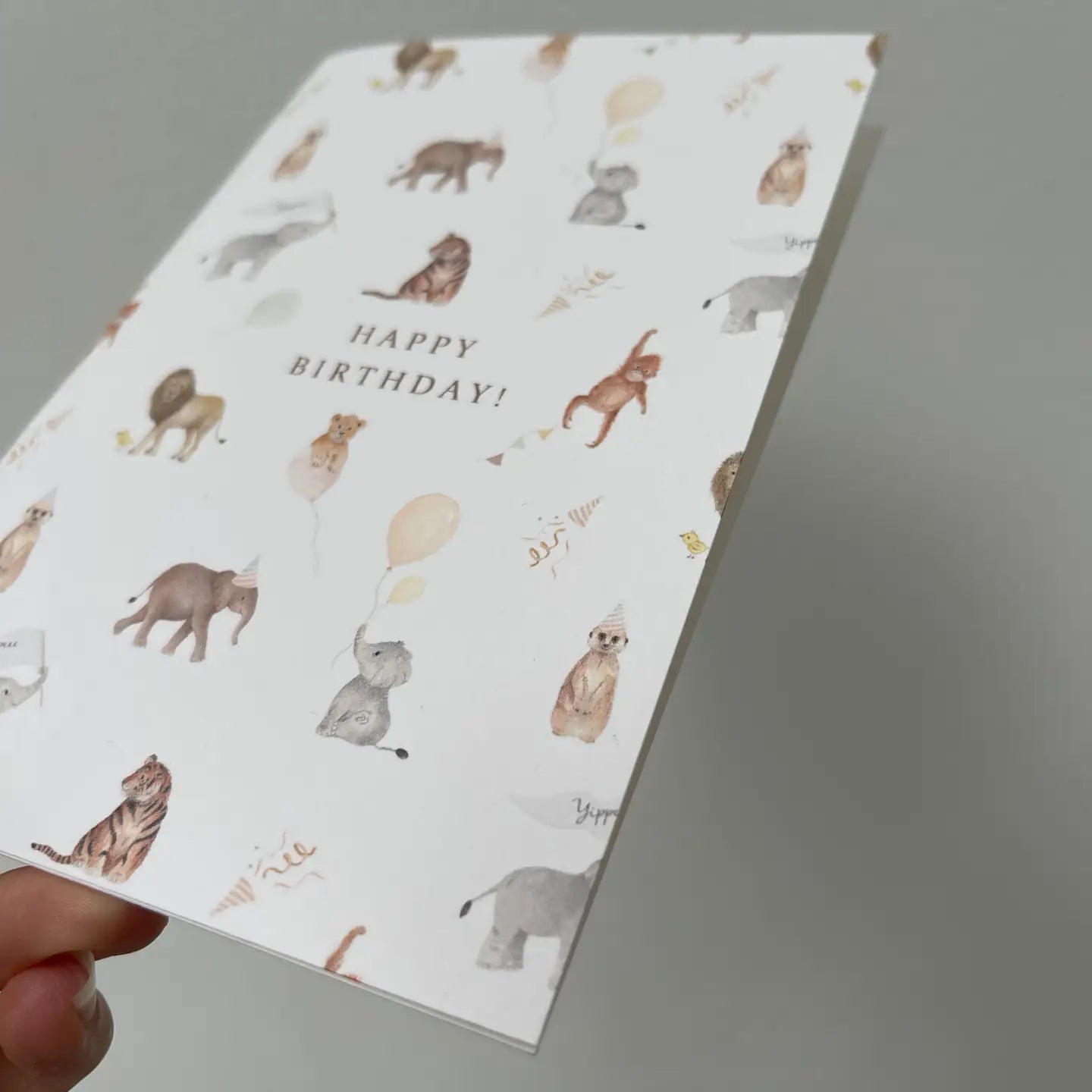 Little Roglets Safari Birthday Card