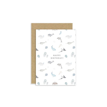 Little Roglets Under the Sea Birthday Card