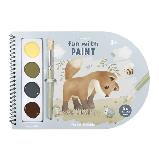 Little Dutch Paint Book Forest Friends