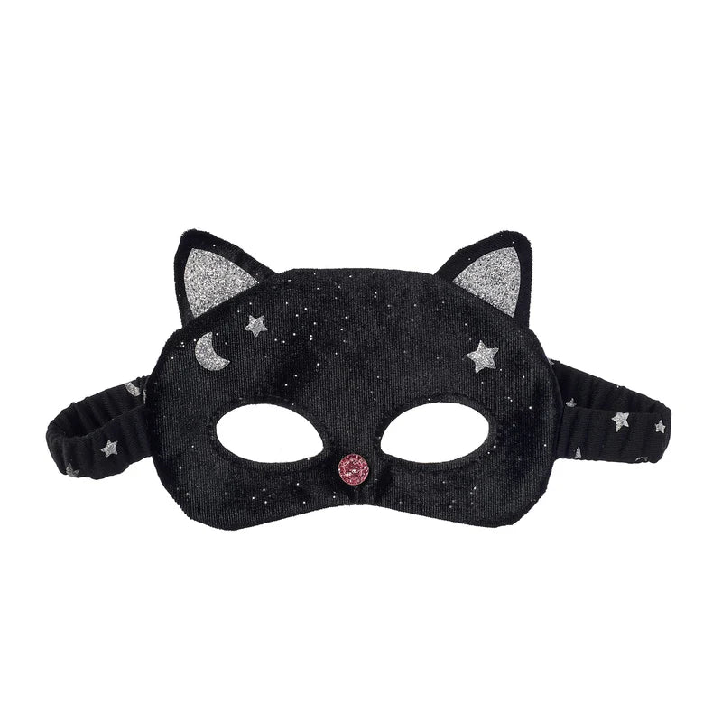 Rockahula Velvet Black Cat Mask (3-10 Years)
