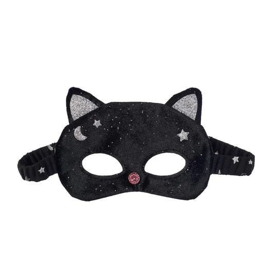 Rockahula Velvet Black Cat Mask (3-10 Years)