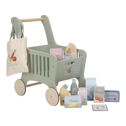 Little Dutch Wooden Shopping Cart
