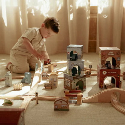 Little Dutch Stacking Blocks with Cars