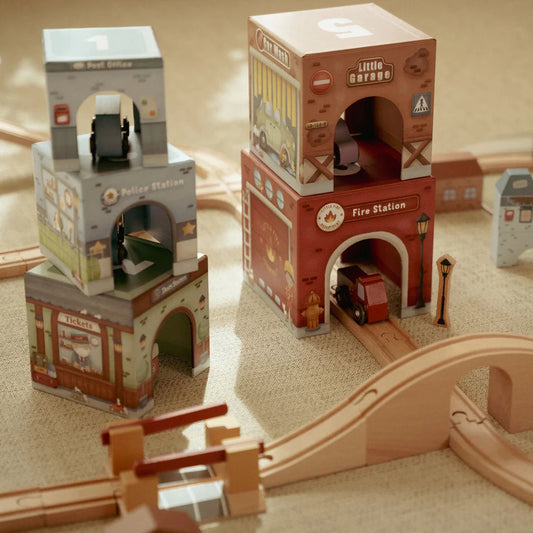 Little Dutch Stacking Blocks with Cars