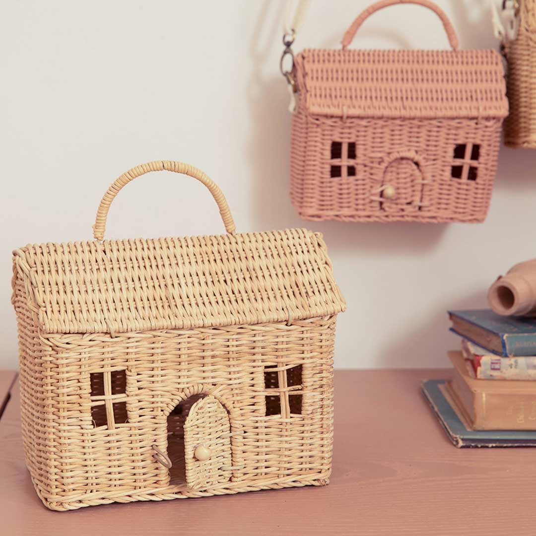 Olli Ella Casa Clutch Straw