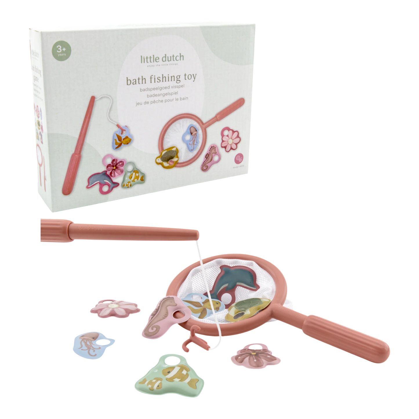 Little Dutch Bath Fishing Toy - Pink