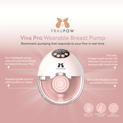 Fraupow Viva Pro Hands Free Wearable Breast Pump