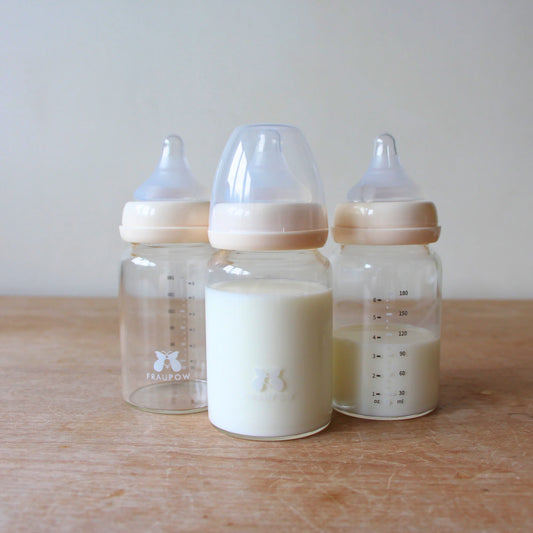 Fraupow Combi-Feed Bottles Glass (Pack of 3)