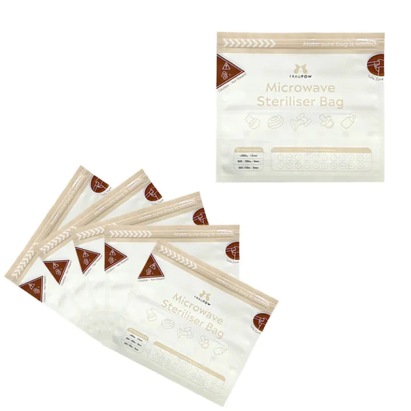 Fraupow Steam Clean Microwave Steriliser Bags