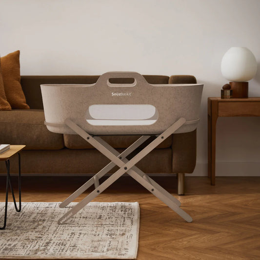 SnuzBaskit Moses Basket & Stand - Mocha