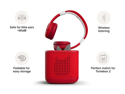 Tonies Bluetooth Headphones - Sunset Red