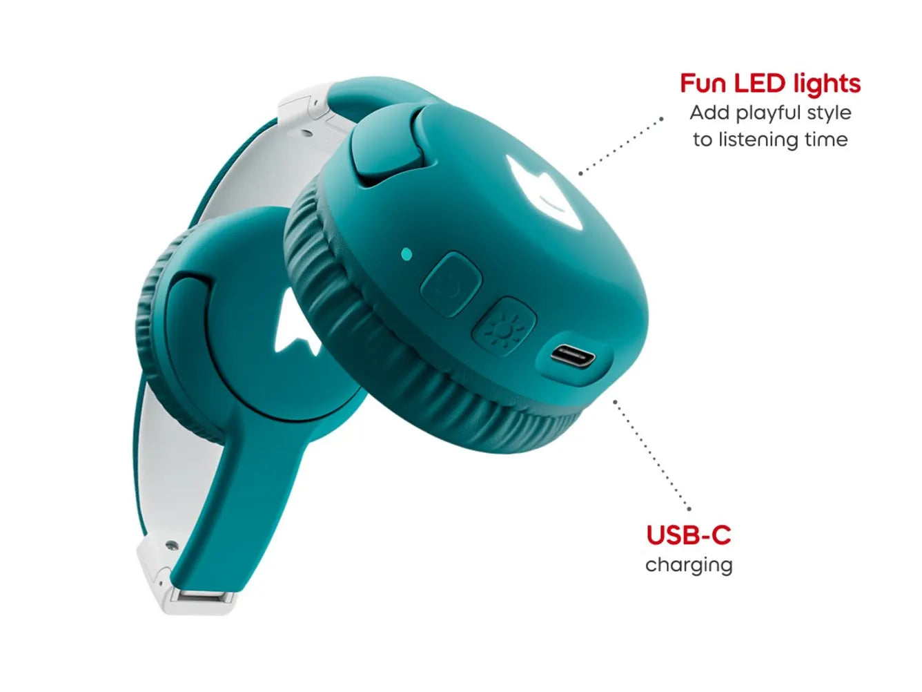 Tonies Bluetooth Headphones - Tropical Teal