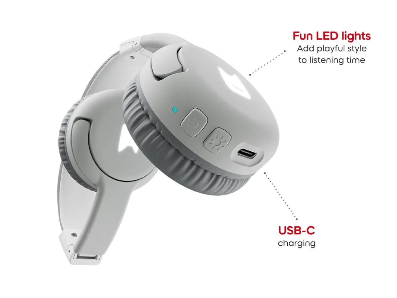 Tonies Bluetooth Headphones - Moon Grey