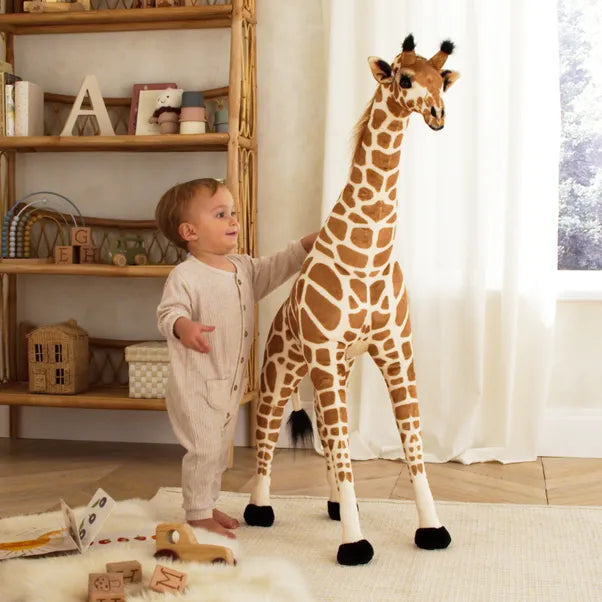 CuddleCo Small Standing Giraffe Stuffed Animal