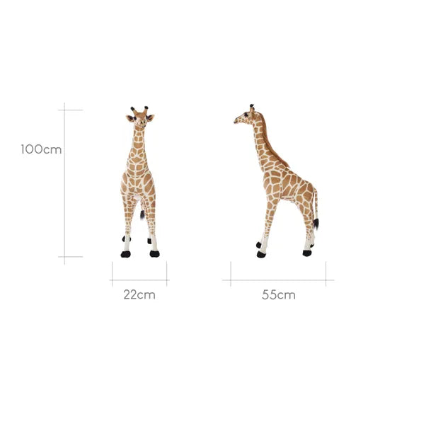 CuddleCo Small Standing Giraffe Stuffed Animal