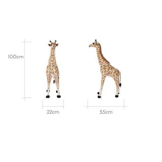 CuddleCo Small Standing Giraffe Stuffed Animal