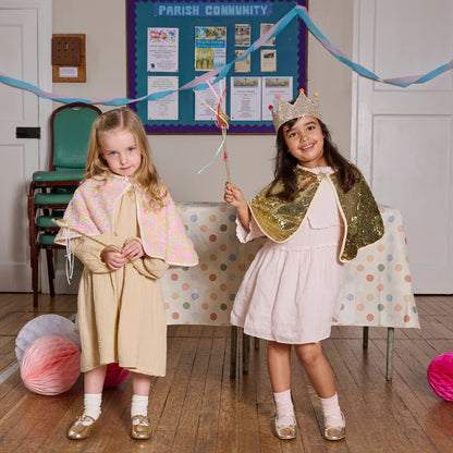 Rockahula Gold Sequin Pom Pom Crown