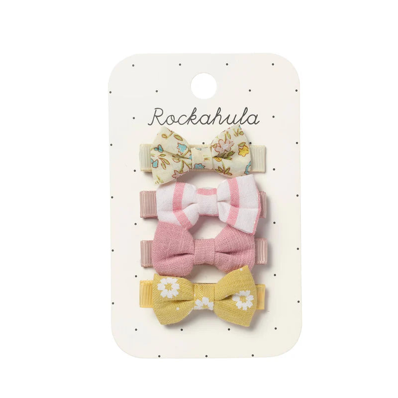 Rockahula Petal Mini Bow Clip Set