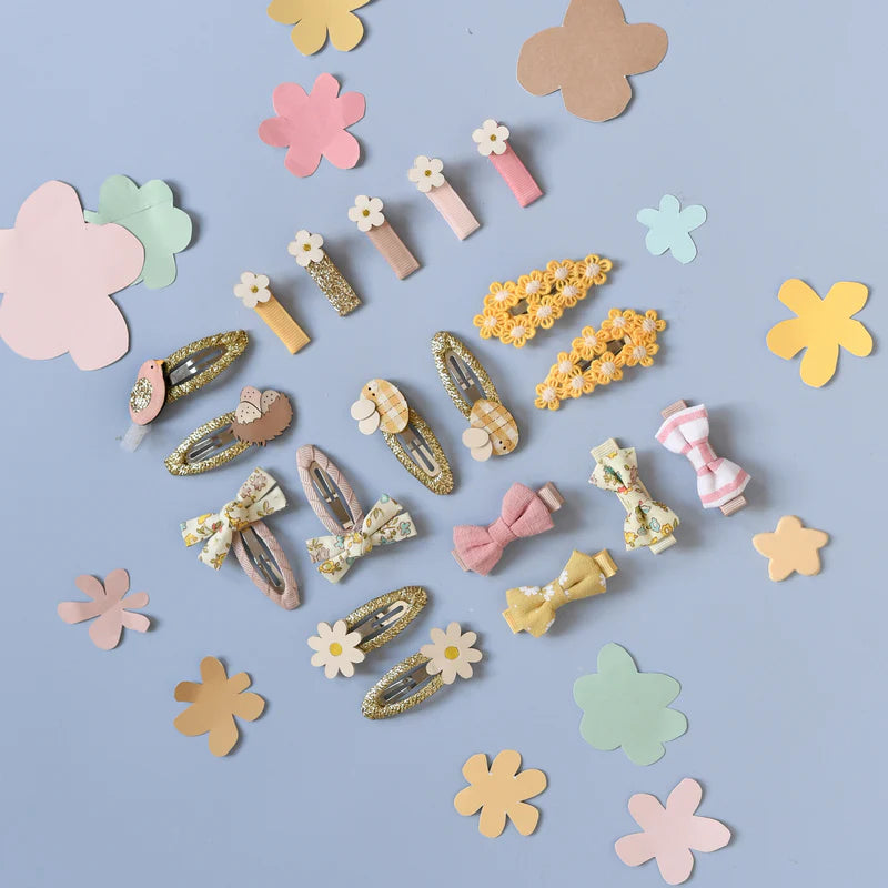 Rockahula Petal Mini Bow Clip Set