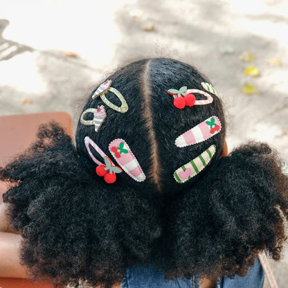 Rockahula Cherry Kiss Fabric Clip Set