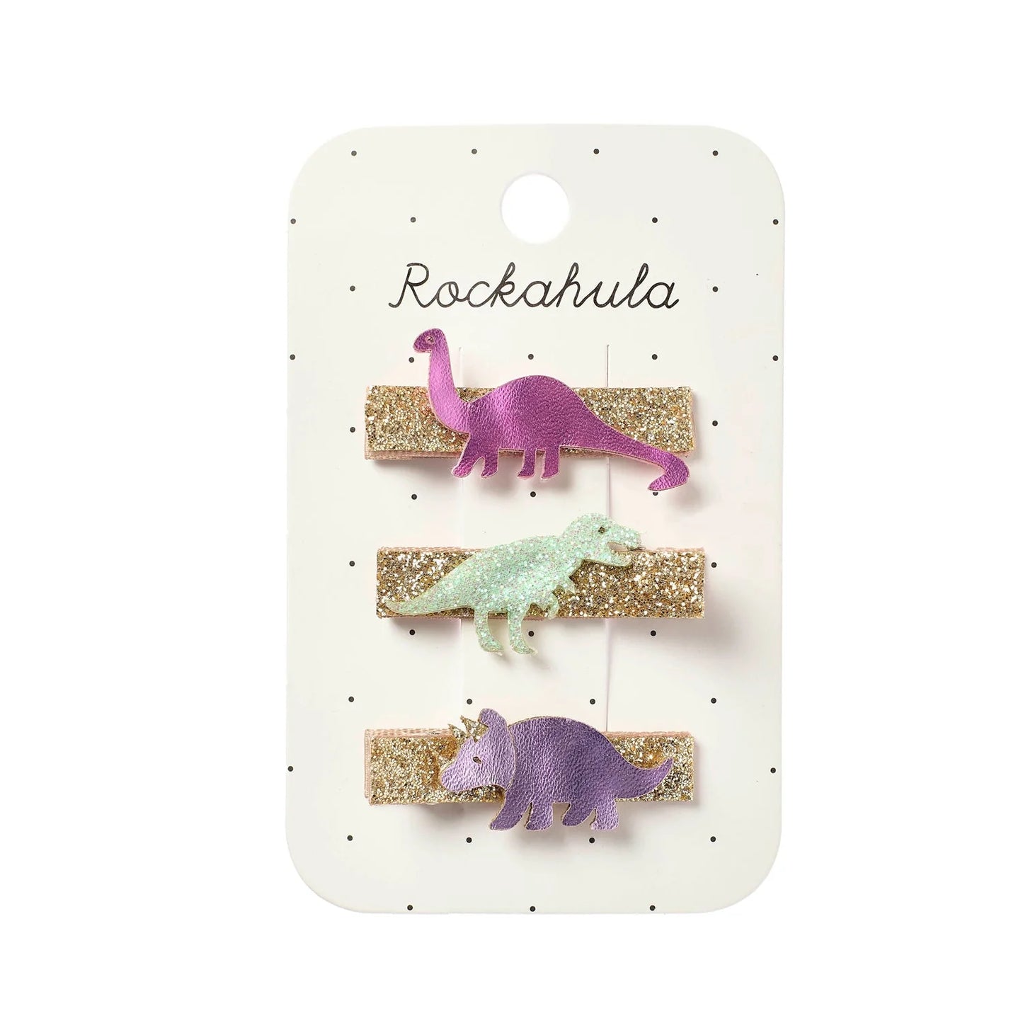 Rockahula Shimmer Dinosaur Bar Clips