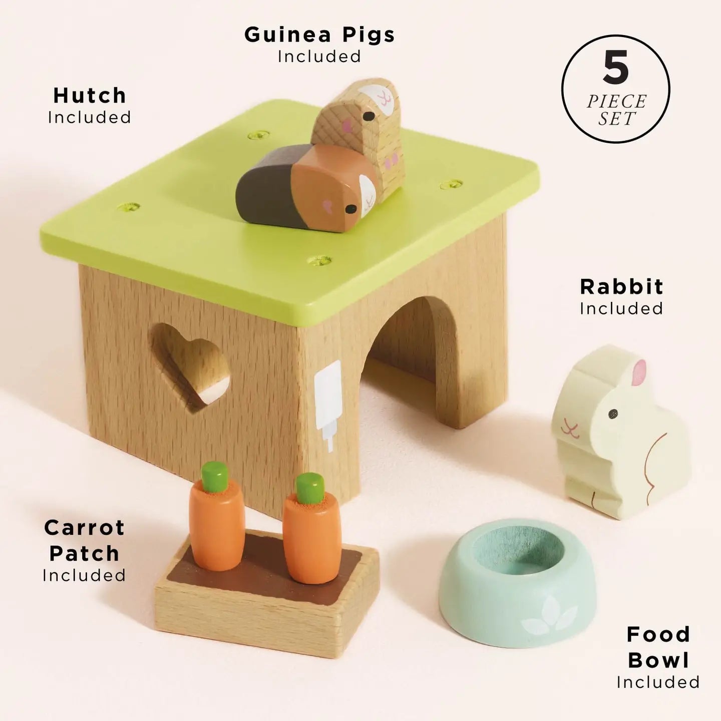 Le Toy Van Bunny & Guinea Pet Animal Set