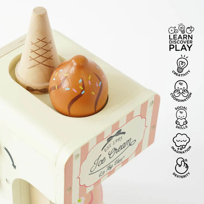 Le Toy Van Ice Cream Machine & Play Food Cones