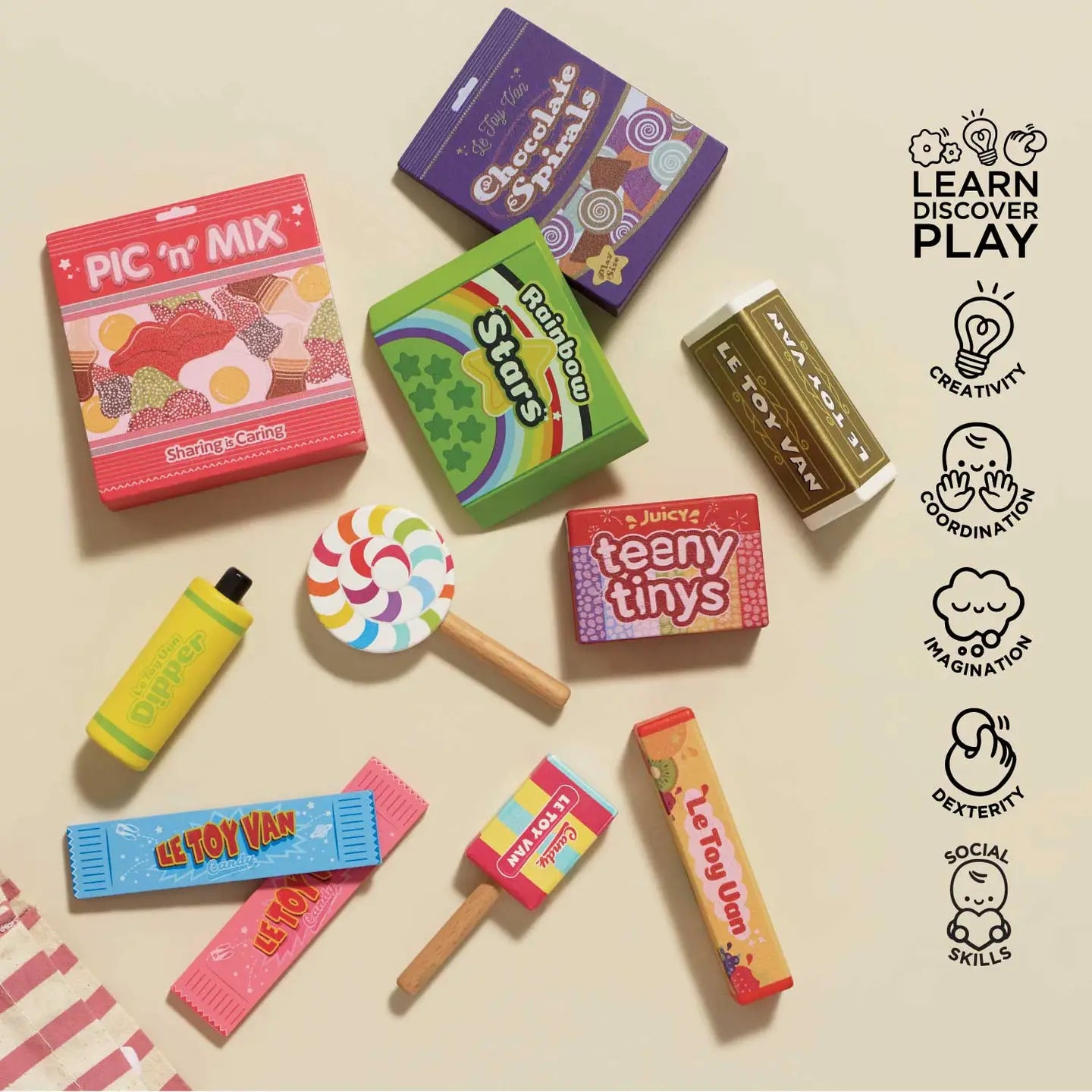 Le Toy Van Retro Sweets and Candy Roleplay Set